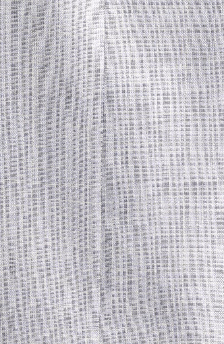 Canali Kei Trim Fit Light Purple Mélange Wool & Silk Blend Sport Coat, Alternate, color, Light Purple