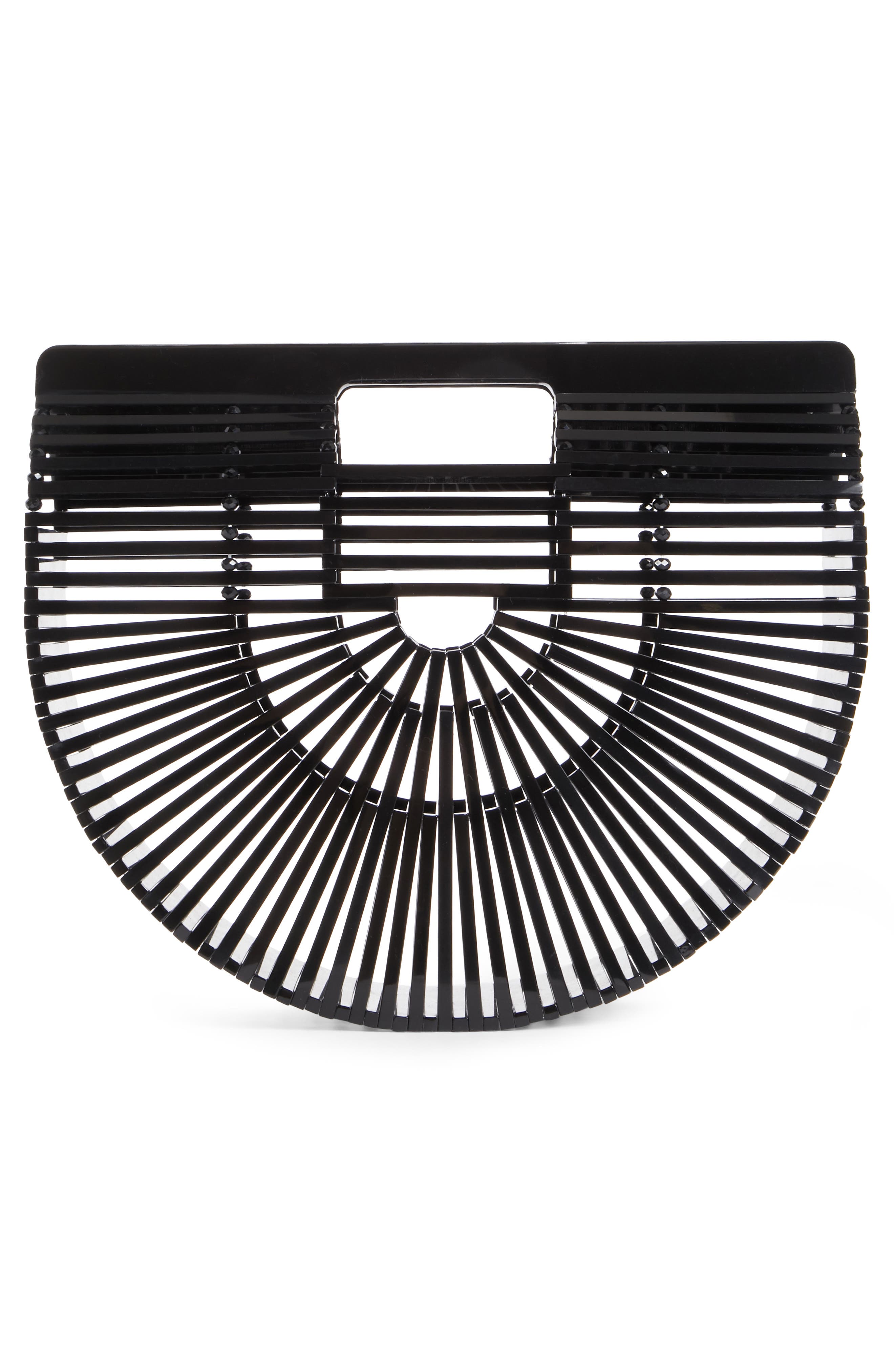 Small Ark Handbag, Alternate, color, BLACK