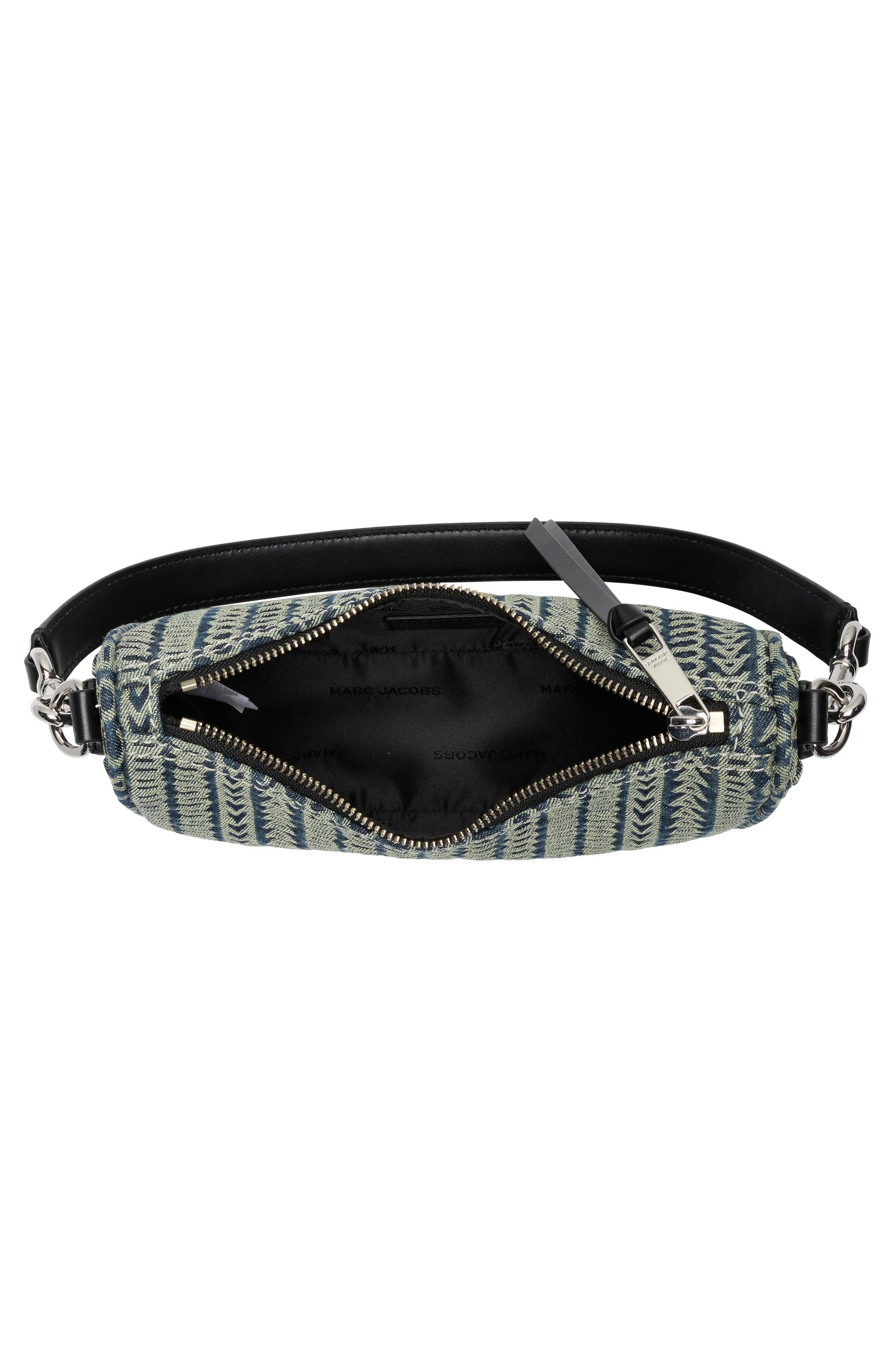 Small Drifter Monogram Denim Shoulder Bag, Alternate, color, INDIGO