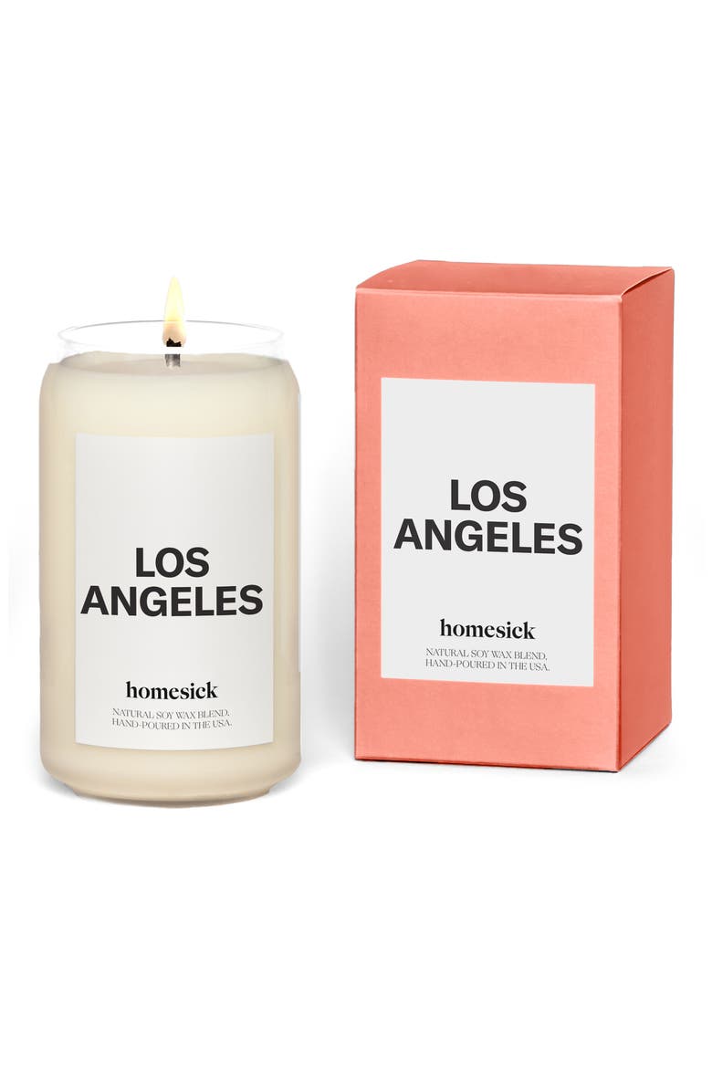 Los Angeles Soy Wax Candle, Main, color, LOS ANGELES