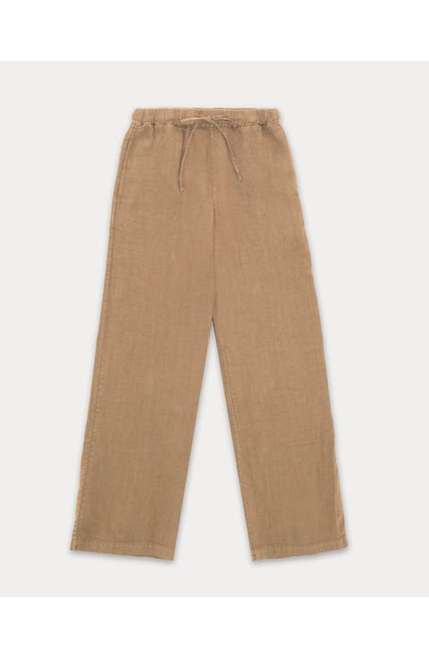 Jaleh Linen with Drawstring Pants