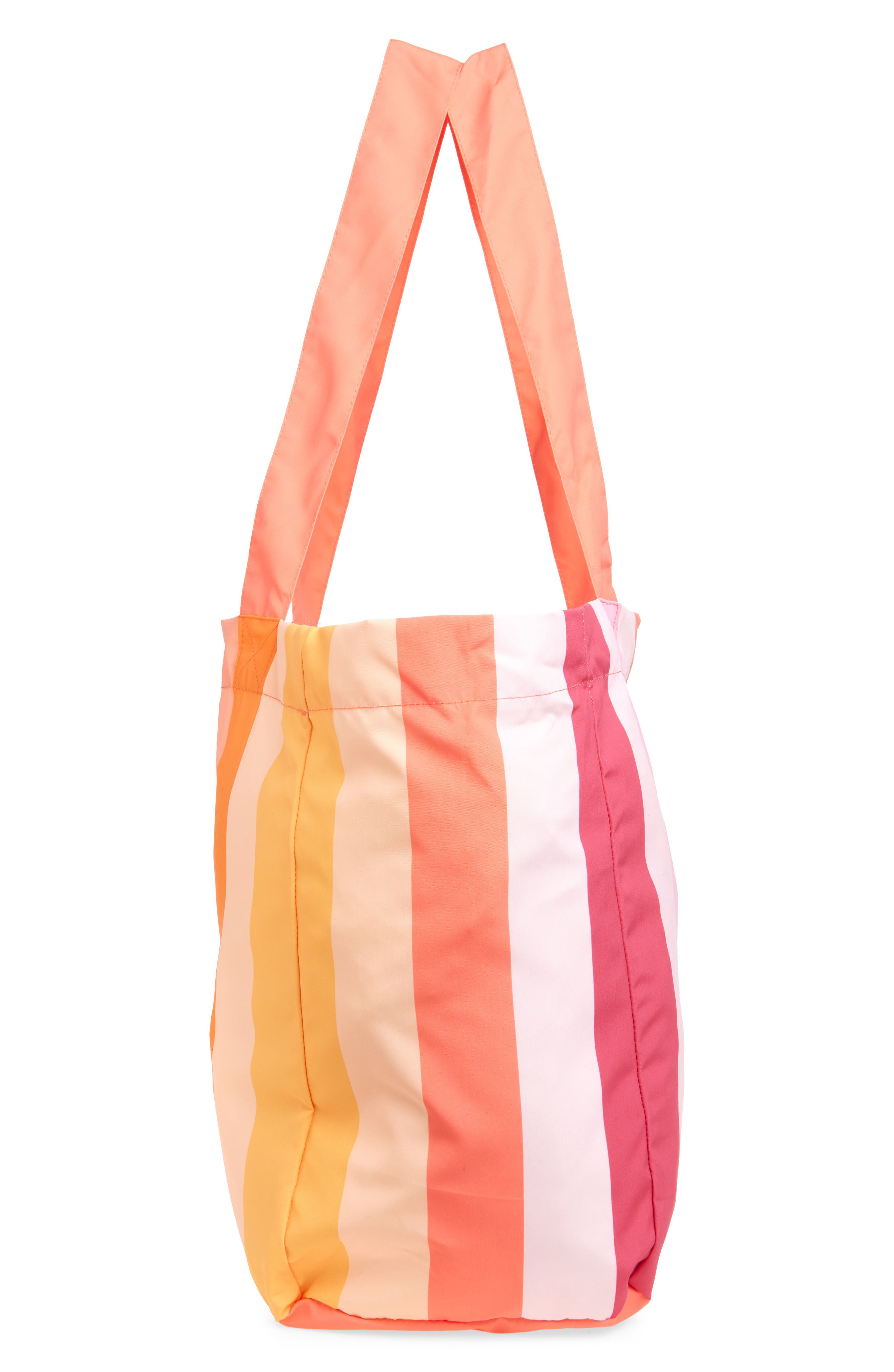 DOCK AND BAY Foldable Twill Tote, Alternate, color, Miami Sorbet