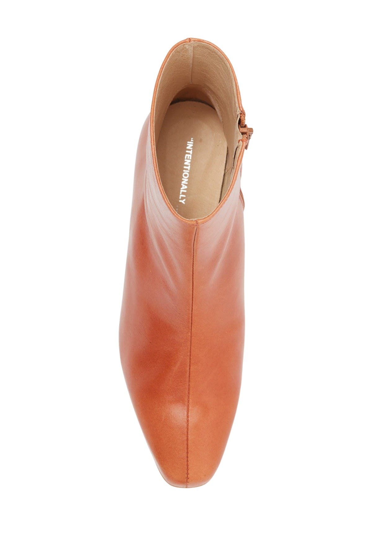 INTENTIONALLY BLANK Las Carrot Thin Block Heel Bootie (Women ...