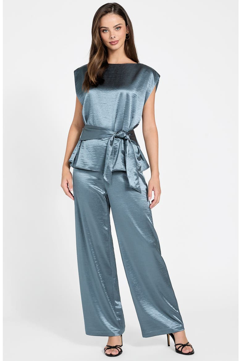 Mara Satin Top, Alternate, color, SQUALL SEA