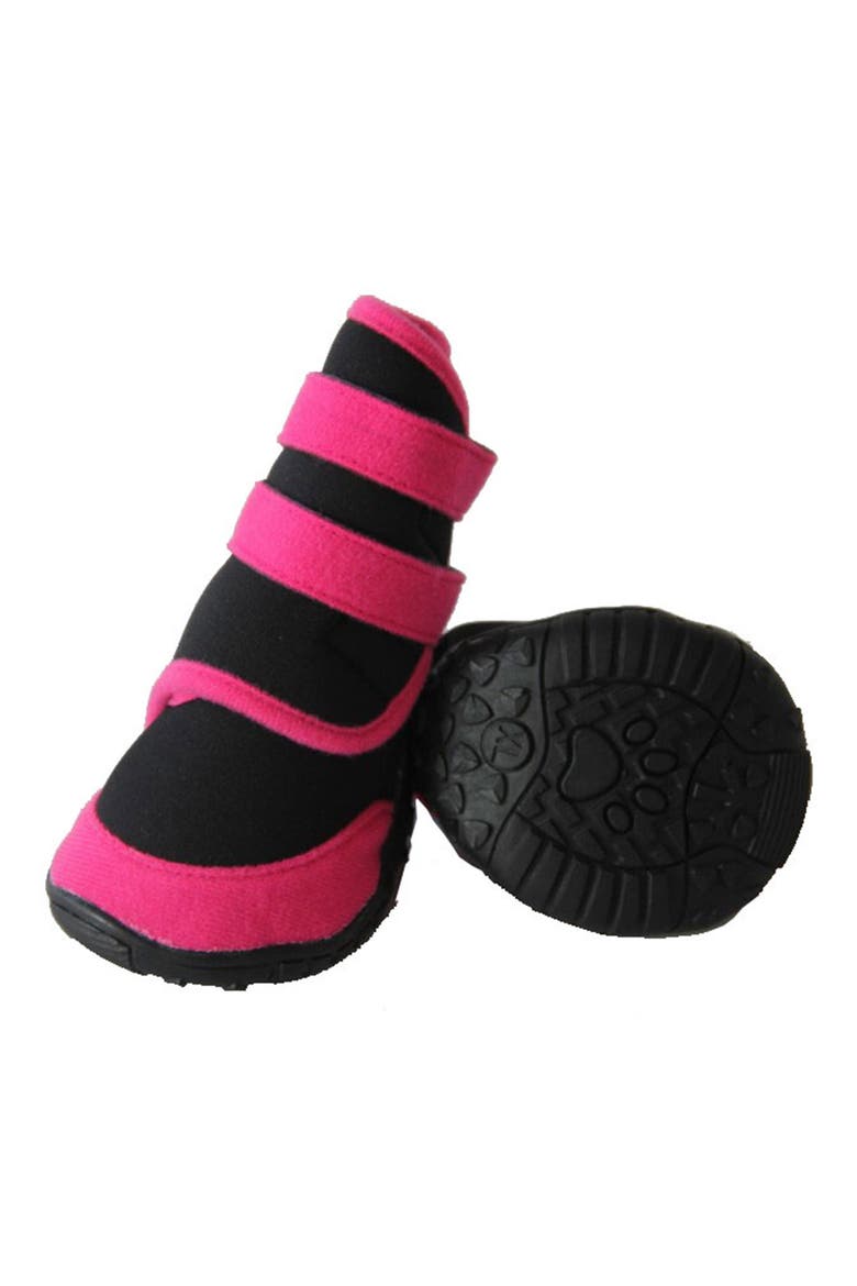 'Premium Cone' High Support Performance Dog Shoes, Alternate, color, BLACK/ PINK