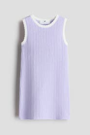 H&M Textured cotton dress
