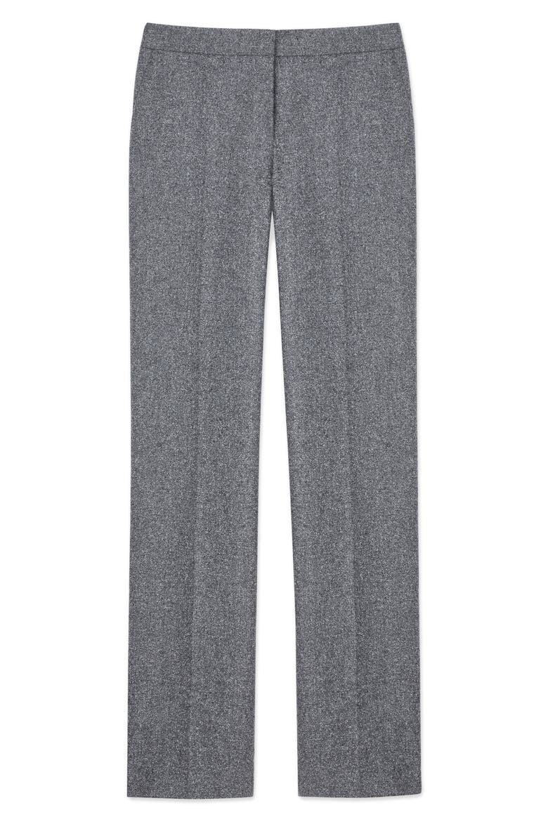 Gates Flecked Donegal Tweed Pants, Alternate, color, GRAPHITE MULTI