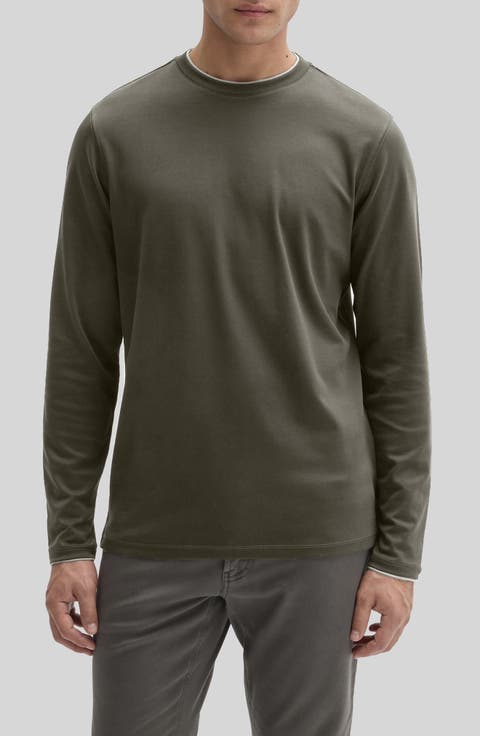 Georgia Pima Cotton Long Sleeve T-Shirt
