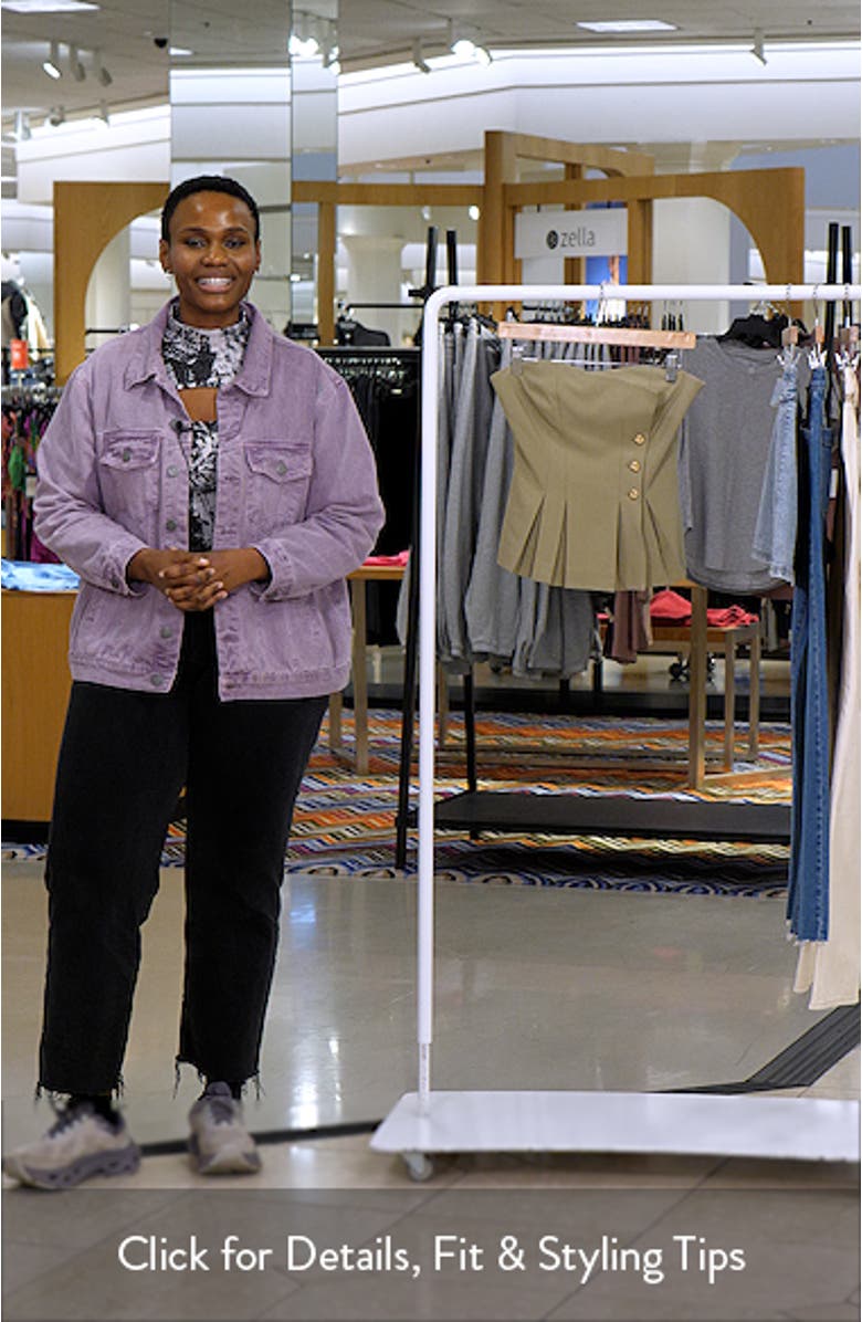 Strapless Pleated Peplum Top, sales video thumbnail