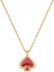Kate Spade New York mini spade pendant necklace