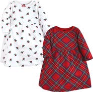 Hudson Baby Double Pack Of Long-sleeve Dress