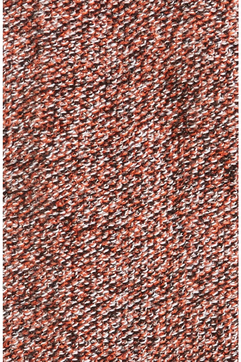 'Mouline' Midcalf Socks, Alternate, color, BLACK/ WHITE/ ORANGE
