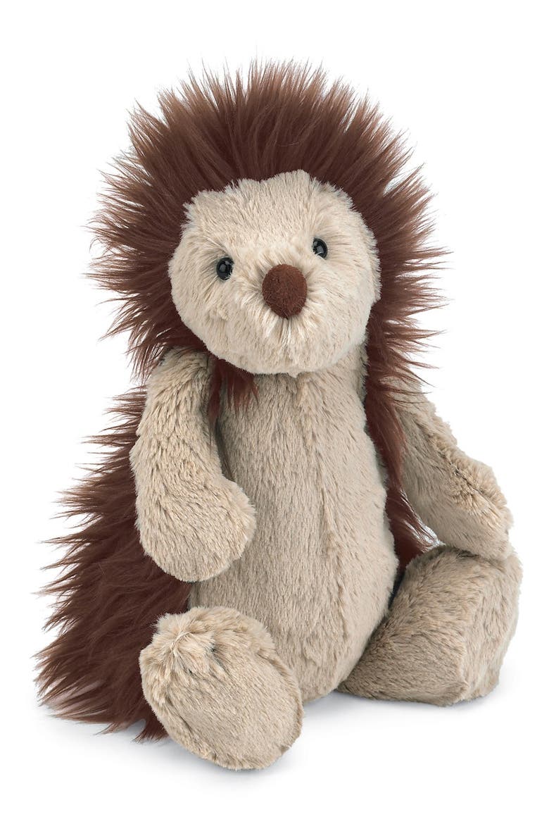 'Woodland Hedgehog' Stuffed Animal, Main, color, MEDIUM BROWN