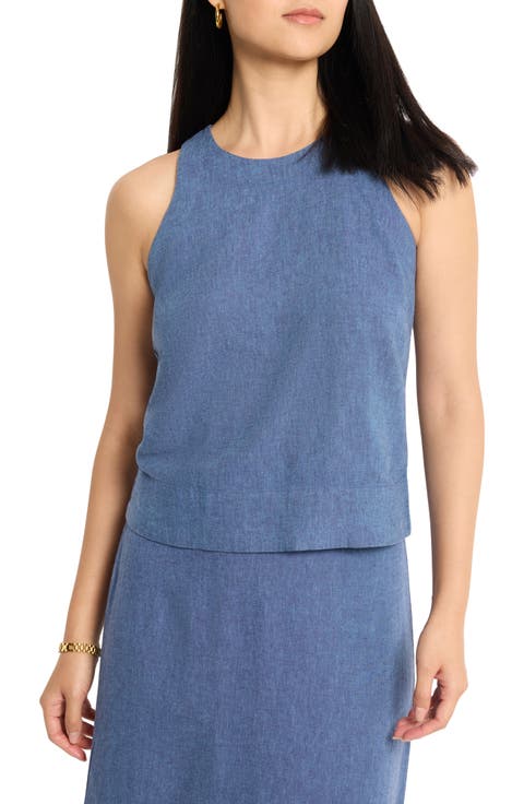 Rumba Linen Blend Tank (Regular & Petite)