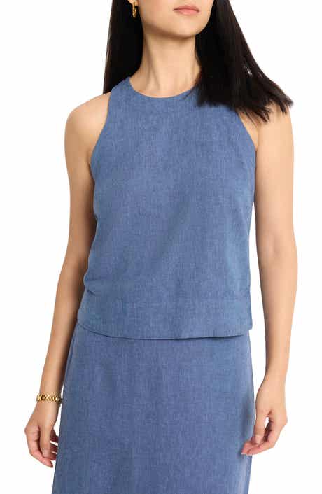 NIC+ZOE Rumba Linen Blend Tank
