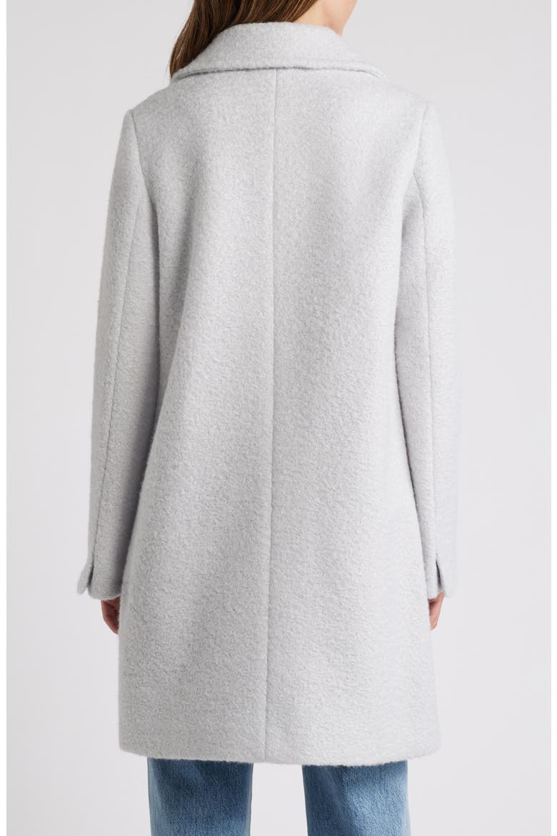 Bouclé Swing Coat, Alternate, color, SILVER GREY
