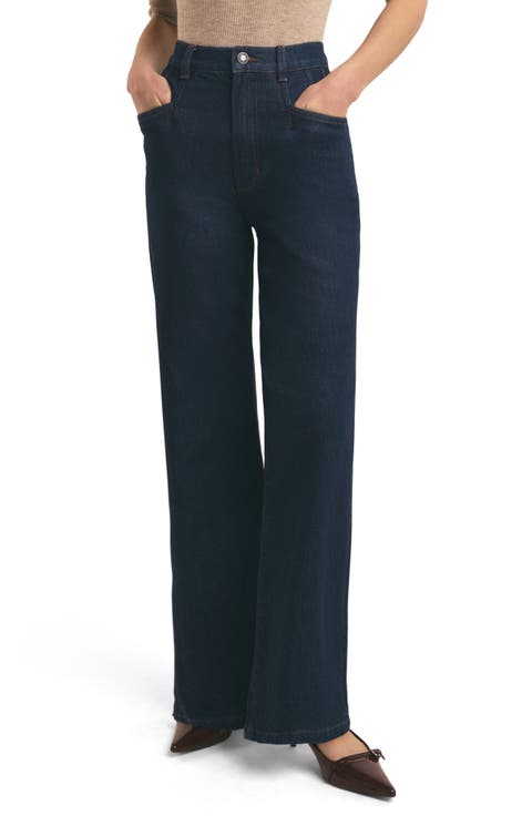 The Jordie High Waist Wide Leg Jeans (Pepper)
