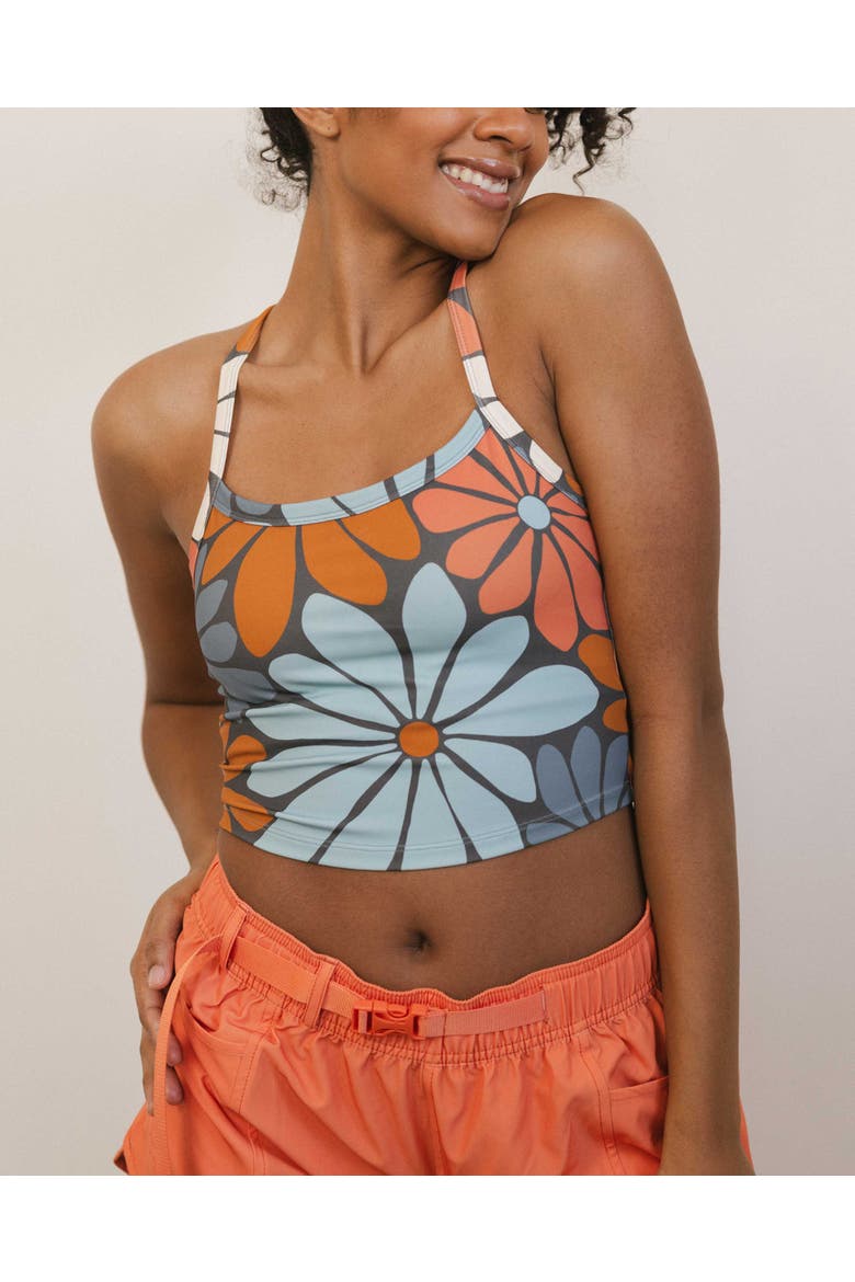 Longline Bra, Main, color, Luna Floral