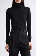 Max Mara Saluto Virgin Wool Turtleneck Sweater