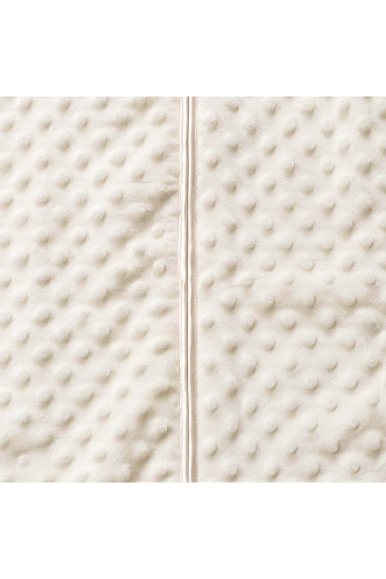 Plush Dots Velboa 1.5 TOG Sleepsack Wearable Blanket, Swaddle Transition Sleeping Bag, Alternate, color, Cream
