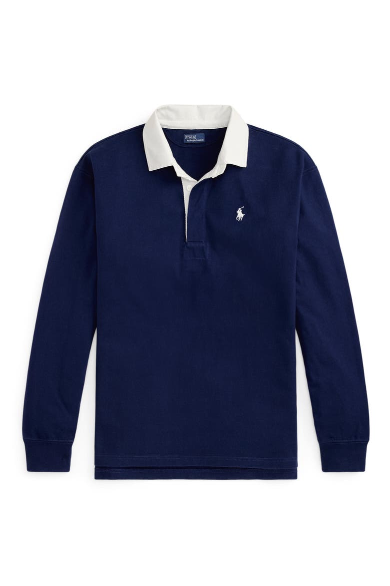 Oversize Rugby Cotton Polo, Alternate, color, EASTSIDE ROYAL