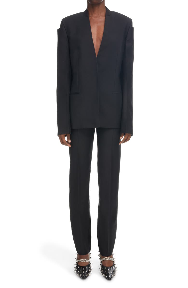 Givenchy High Waist Slim Fit Pants, Alternate, color, 