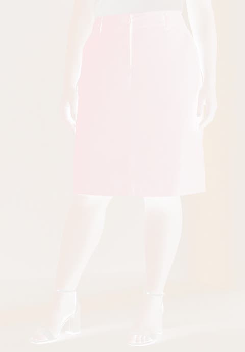 Stretch Cotton Chino Skirt