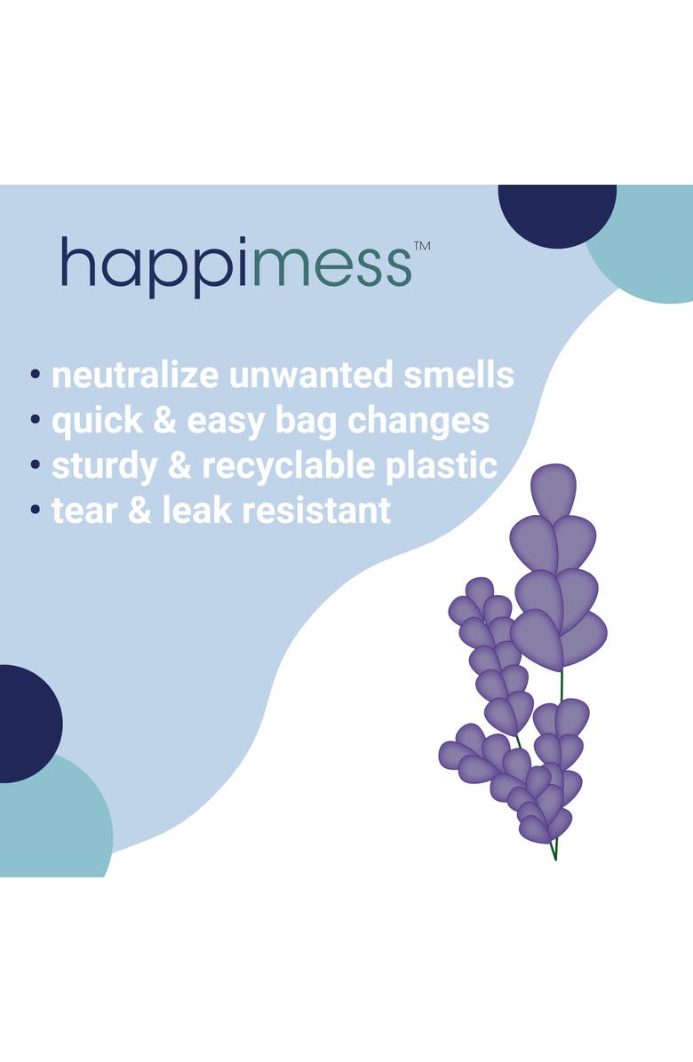 HAPPIMESS Scented Trash Can Liners, White Drawstring,, Alternate, color, Lavender: 8Gal