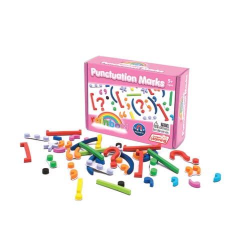 Rainbow Punctuation Marks Magnetic Activities Learning Set