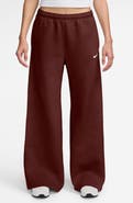 Nike Studio Fleece Wide Leg Sweatpants