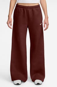Nike Studio Fleece Wide Leg Sweatpants