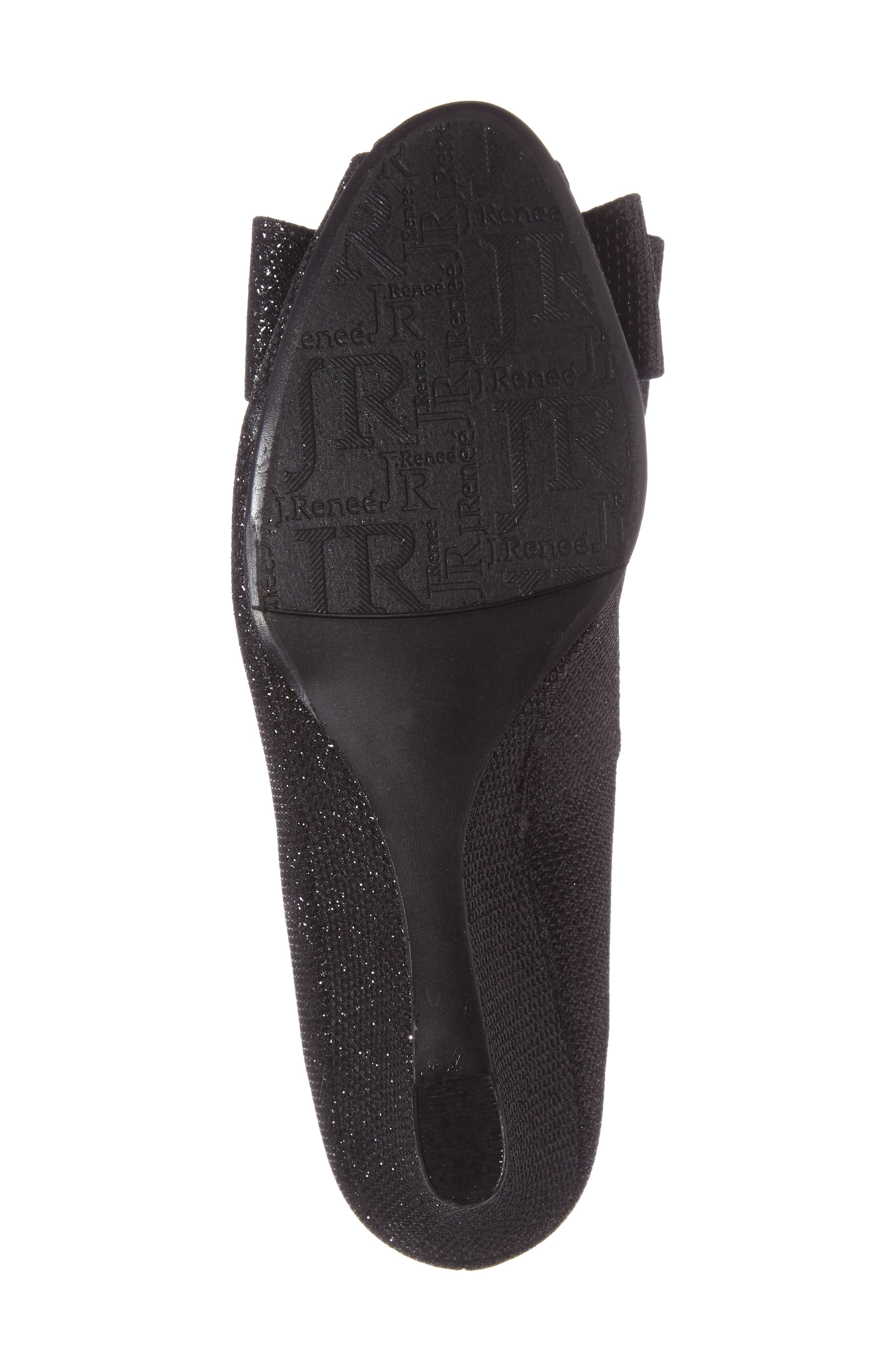 J. Reneé 'Blare' Bow Wedge Peep Toe Pump, Alternate, color, 