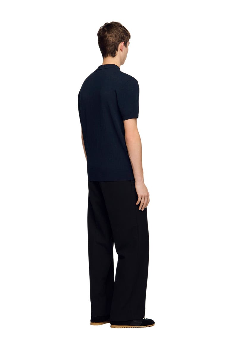 Openwork shirt, Alternate, color, Navy blue