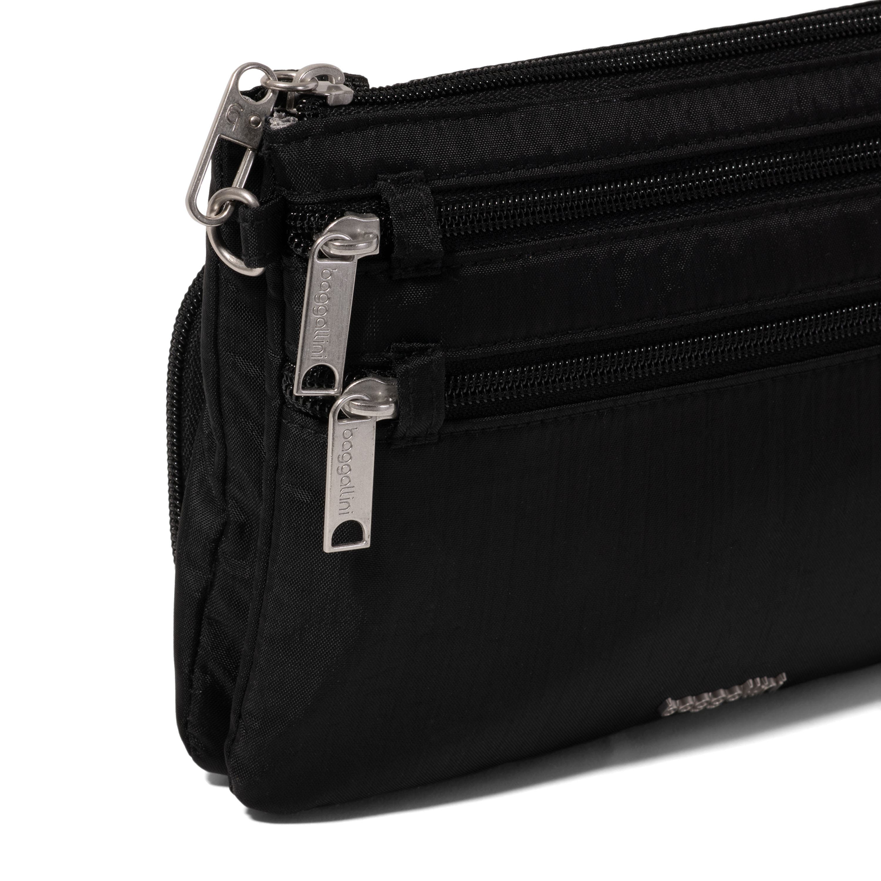 BAGGALLINI Securtex Anti-Theft Stash Crossbody, Alternate, color, Black