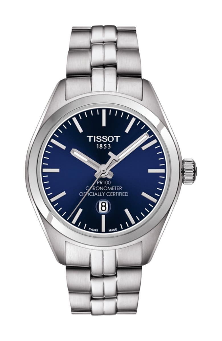 Tissot Women's PR 100 Lady COSC Bracelet Watch, 33mm, Main, color, 