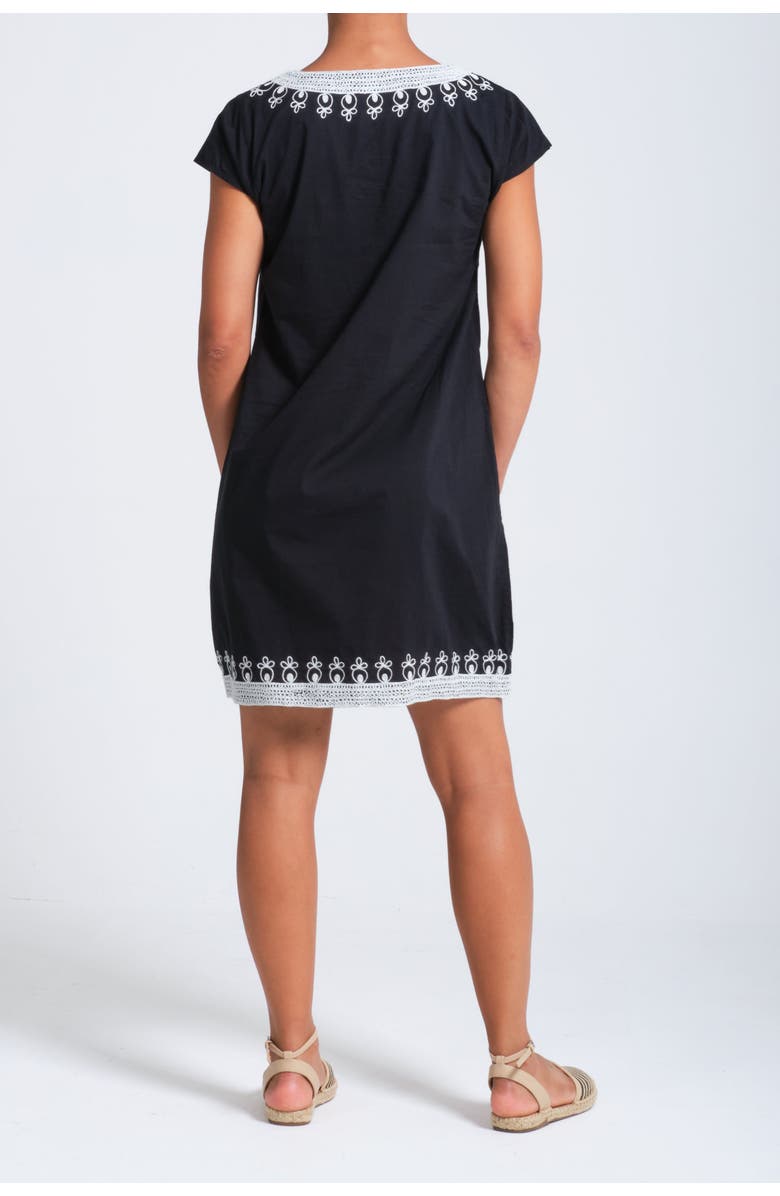 Calypso St. Barth Rowena Tunic, Alternate, color, Black
