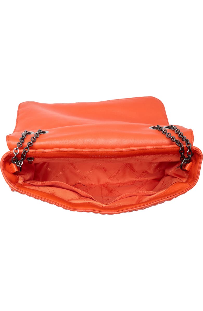 Longchamp Amazone Large Quilted Leather Crossbody Bag, Alternate, color, Poppy