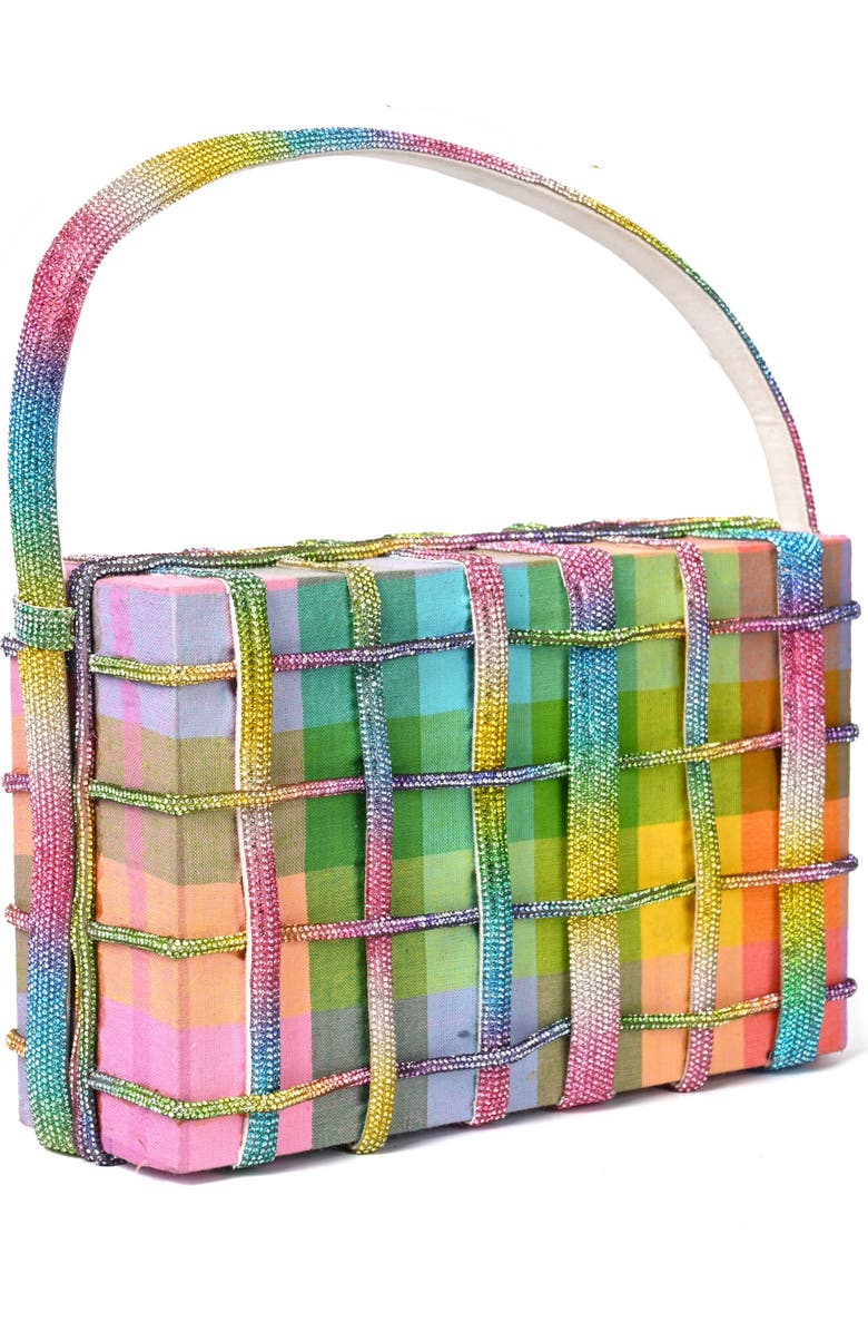 Simitri Rainbow Etoile Clutch, Alternate, color, Multi