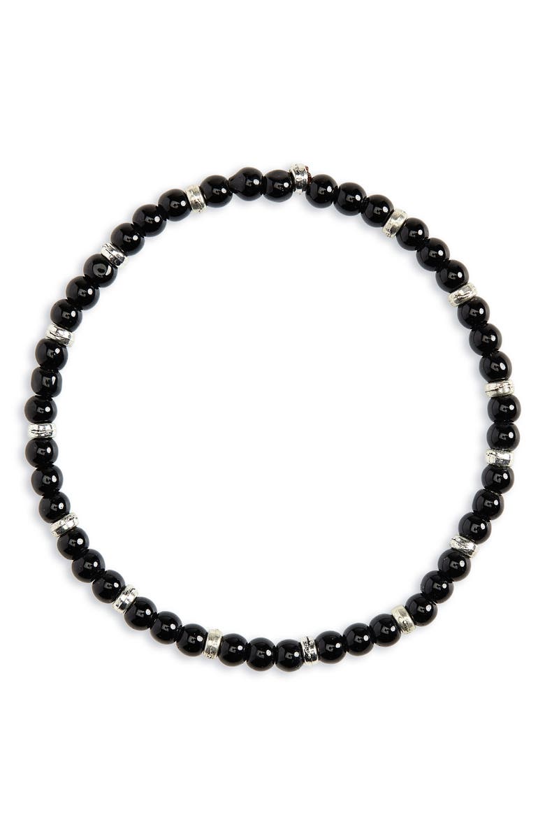 NORDSTROM MEN'S SHOP Beaded Bracelet, Main, color, 