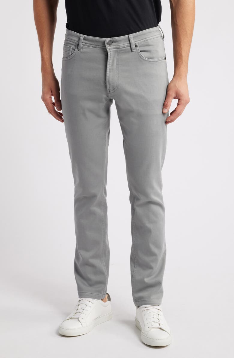 Robert Barakett Linear 5-Pocket Pants, Main, color, Light Grey