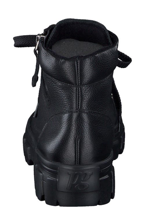 Paul Green Novie Lace-up Bootie In Black