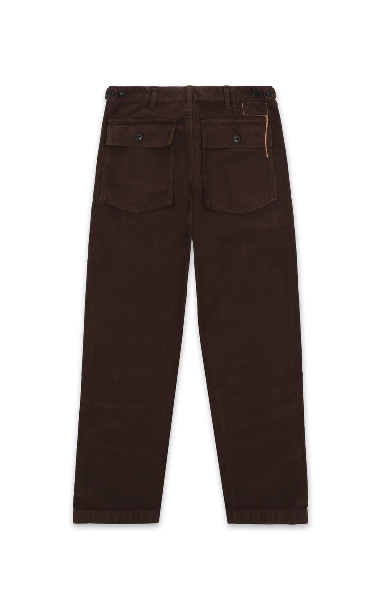 Fortela Wnewfatigue Moleskin Fatigue Trousers, Alternate, color, Dark Brown