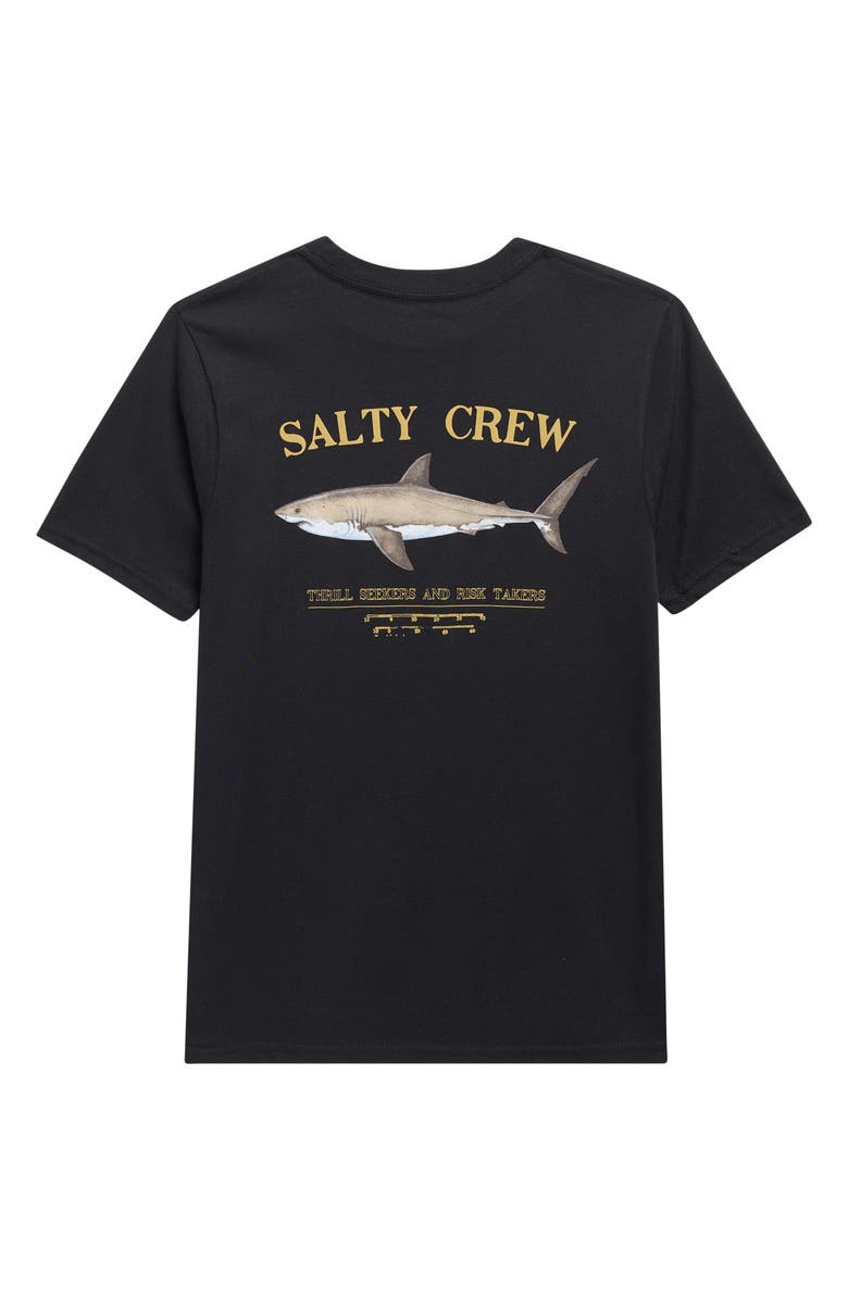 Salty Crew Kids' Bruce Cotton Graphic T-Shirt, Alternate, color, Black