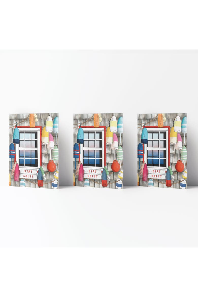 Everyday Greeting Card Pack (3ct) "Stay Salty", Main, color, Multi-Pack