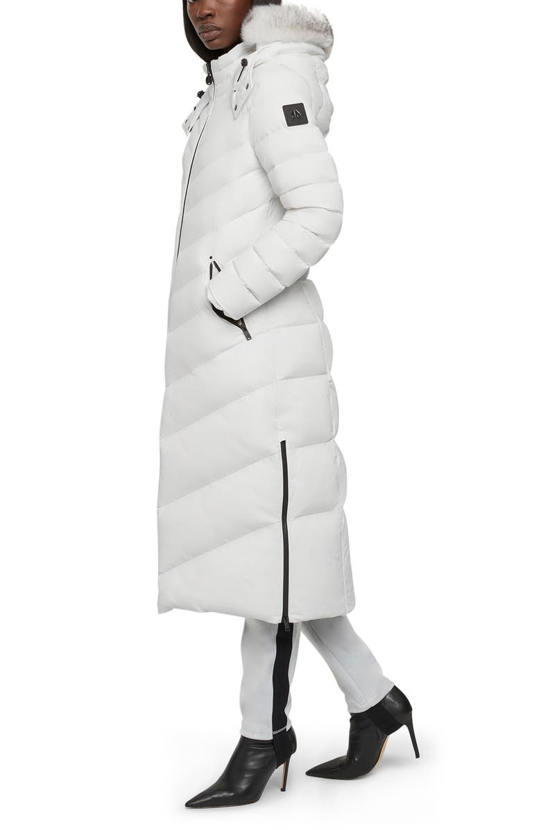 Moose Knuckles Cooper Lake Wind & Water Resistant 800 Fill Power Down Puffer Coat with Removable Genuine Shearling Trim, Alternate, color,