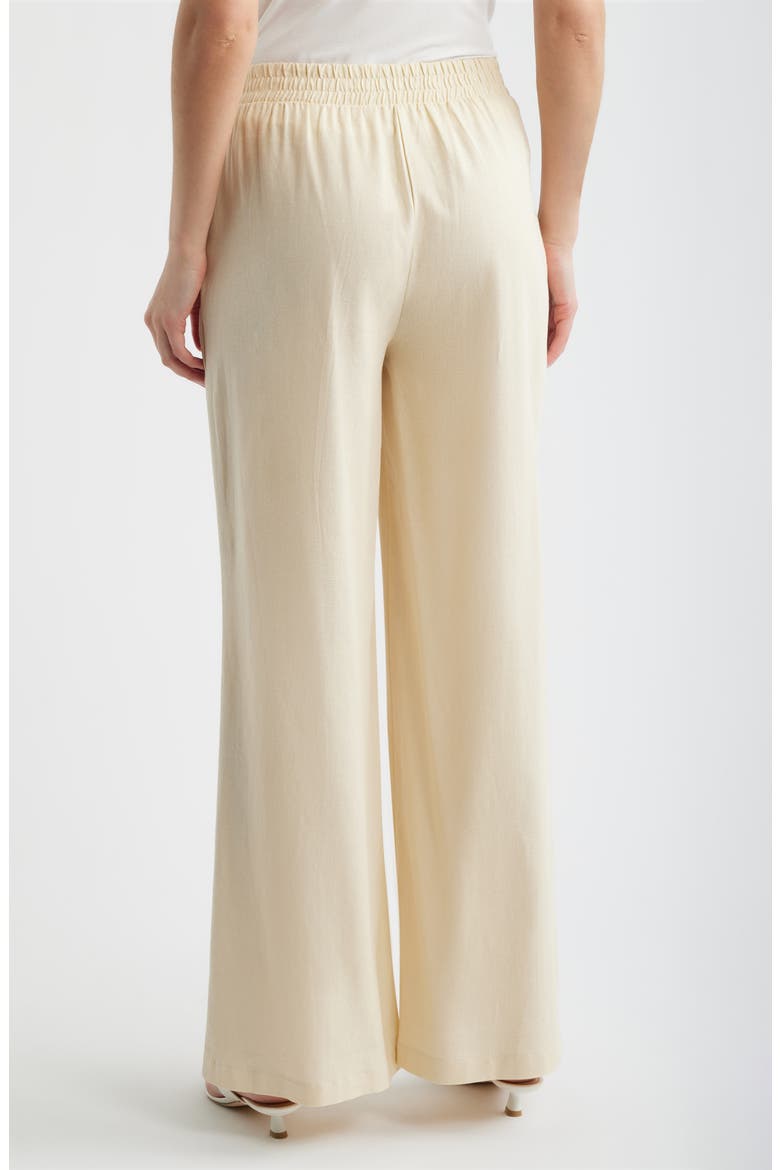 Coastal Palazzo Pants, Alternate, color, ECRU