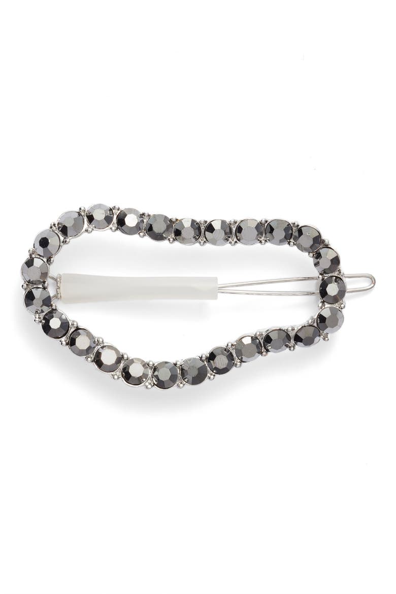Barrette (Nordstrom Exclusive), Main, color, SILVER- HEMATITE BARRETTE