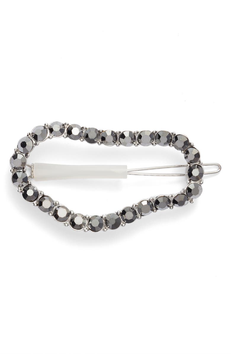 Something Navy Barrette, Main, color,