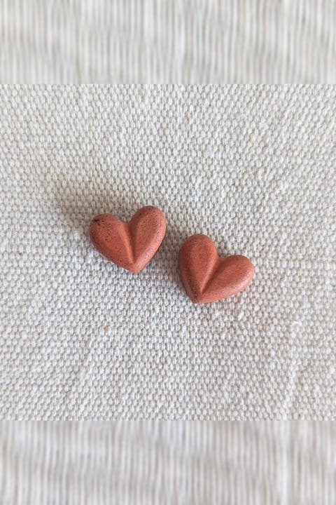 Chunky Heart Earrings