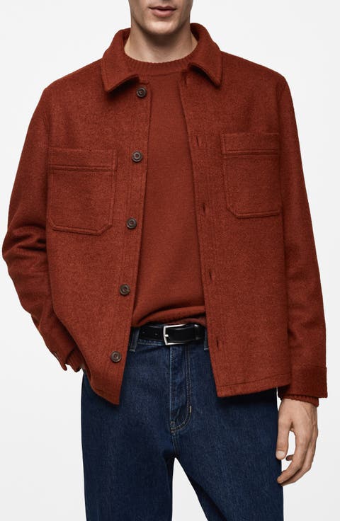 ジャケット・アウター OHOTORO Mannish Wool Blouson brown mannish wool blouson | OHOTORO